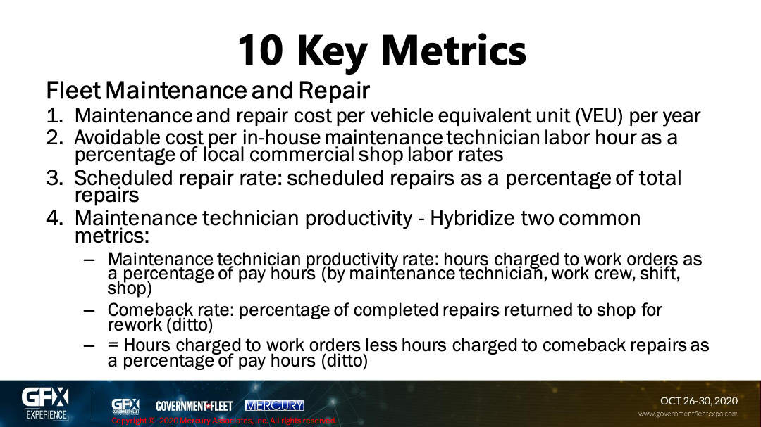 Modern Metrics 10 Modern Metrics You Should Be Using 014 Mercury Associates Inc