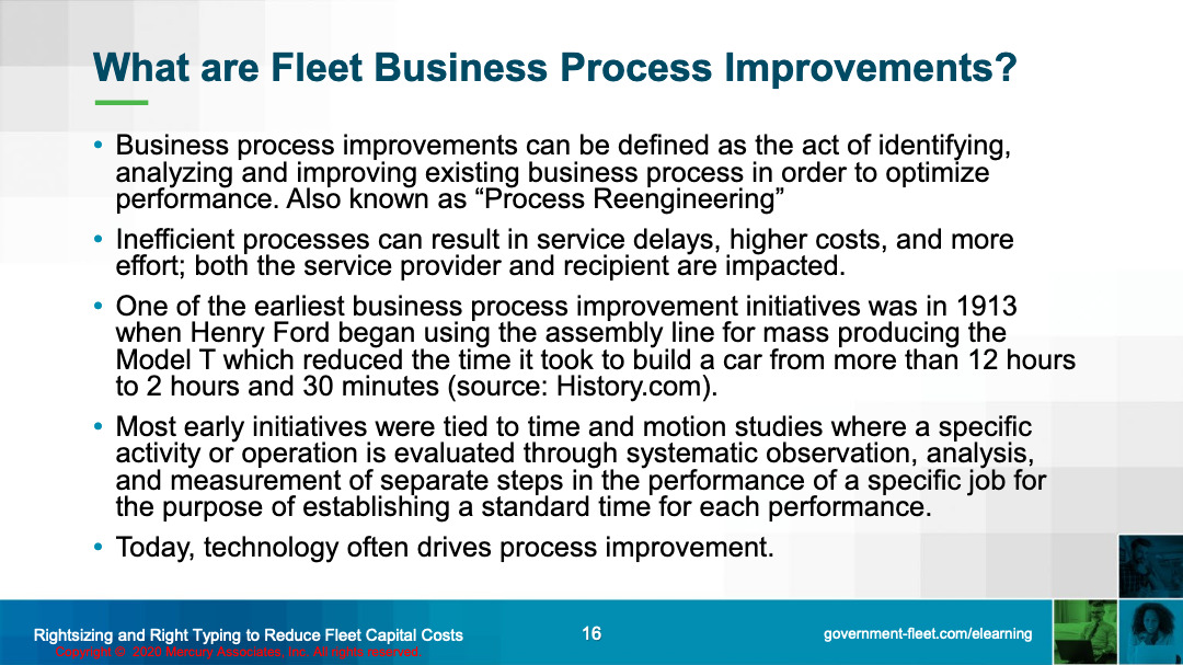 Business process efficiency and staffing levels Business Process Efficiency Improvement and Staffing Levels 017 Mercury Associates Inc