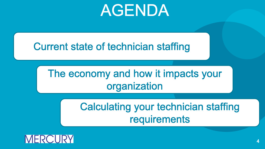 Staffing Requirements Determining Technician Staffing Requirements 004 Mercury Associates Inc