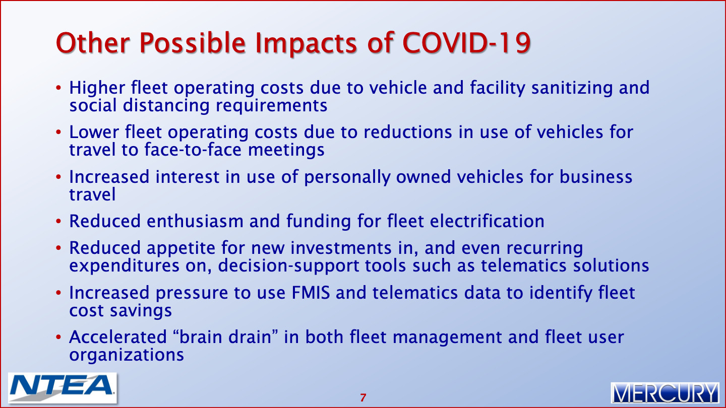 Government Fleets Fiscal Impacts on Government Fleets During Challenging Times 008 Mercury Associates Inc