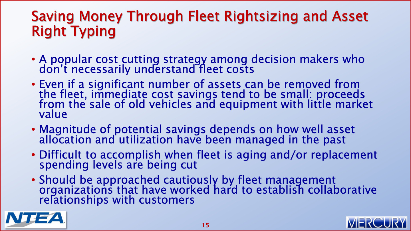 Government Fleets Fiscal Impacts on Government Fleets During Challenging Times 016 Mercury Associates Inc