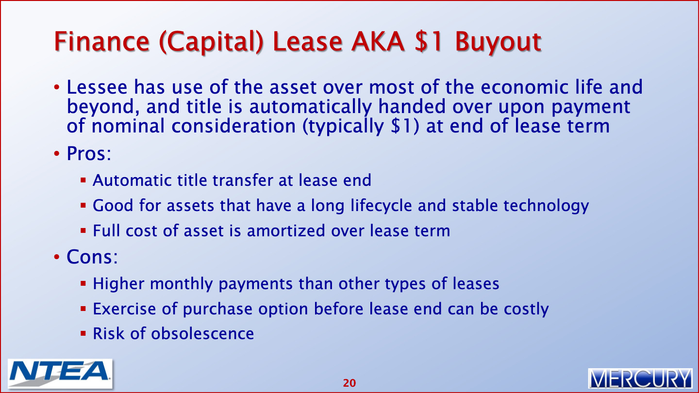 Fleet Capital Reducing Fleet Capital Costs Through Improved Financing Practices 021 Mercury Associates Inc