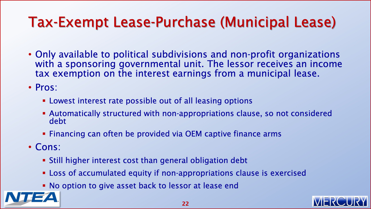 Fleet Capital Reducing Fleet Capital Costs Through Improved Financing Practices 023 Mercury Associates Inc