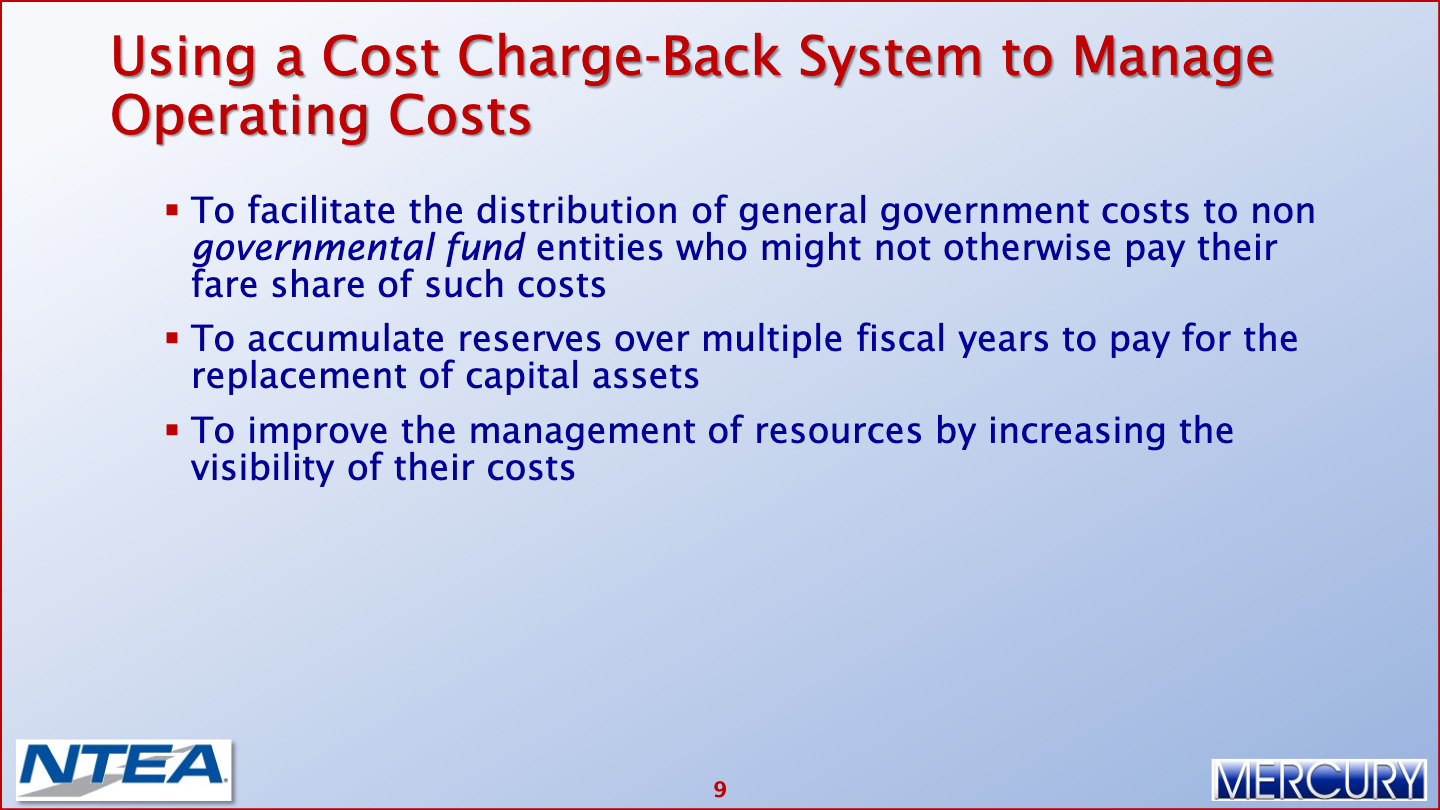 Fleet Operating Costs Reducing Fleet Operating Costs 010 Mercury Associates Inc