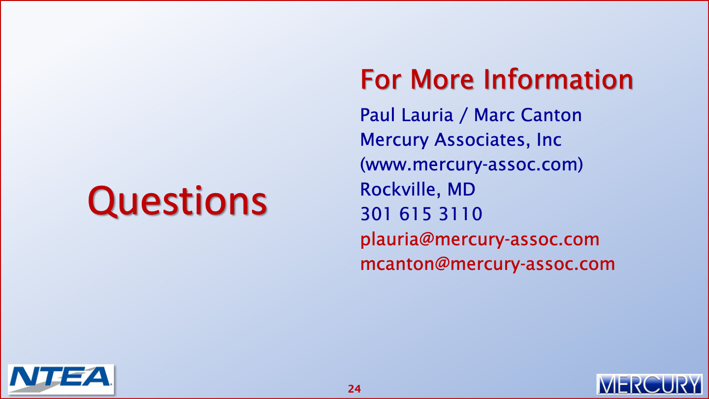 Fleet Operating Costs Reducing Fleet Operating Costs 025 Mercury Associates Inc