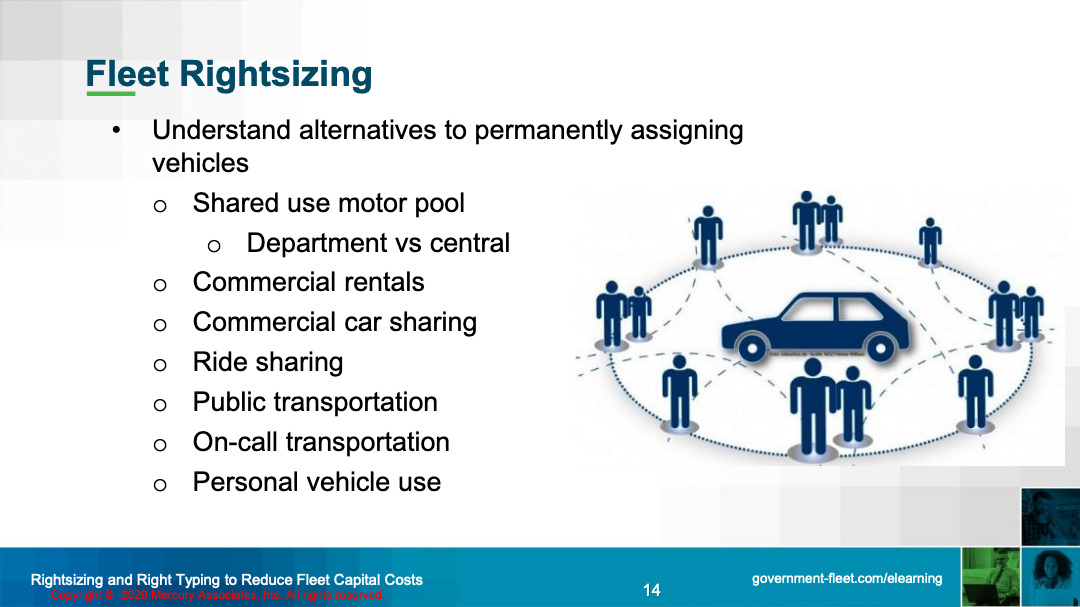 Fleet Costs Rightsizing and Right Typing to Reduce Fleet Capital Costs 015 Mercury Associates Inc