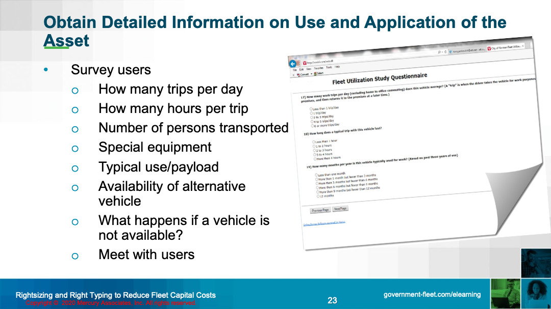 Fleet Costs Rightsizing and Right Typing to Reduce Fleet Capital Costs 024 Mercury Associates Inc