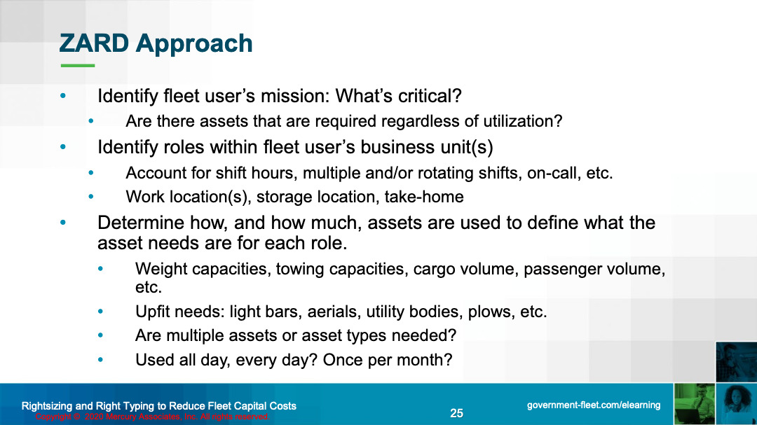 Fleet Costs Rightsizing and Right Typing to Reduce Fleet Capital Costs 026 Mercury Associates Inc