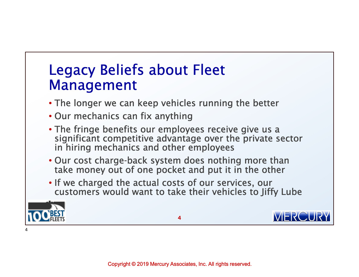 Fleet Management The Past Present and Future of Fleet Management 005 Mercury Associates Inc