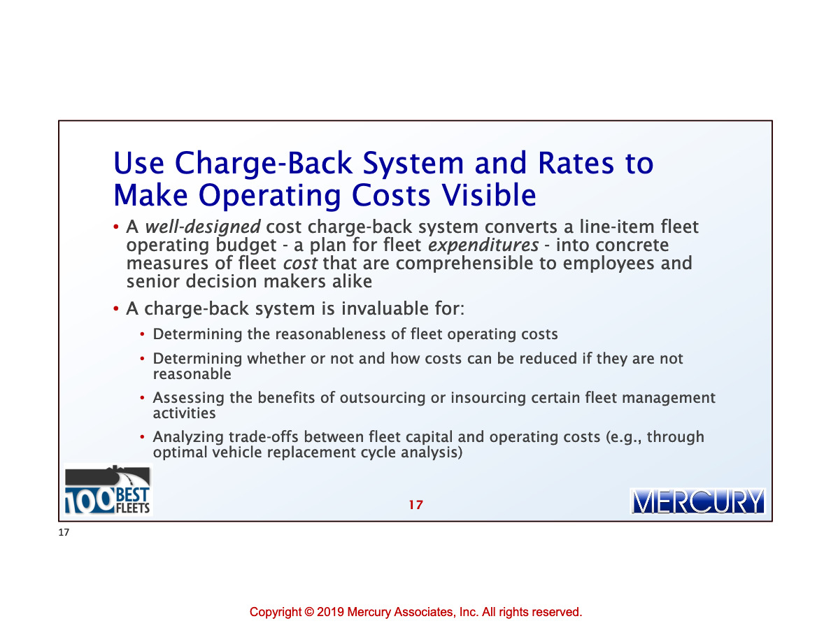 Fleet Management The Past Present and Future of Fleet Management 018 Mercury Associates Inc