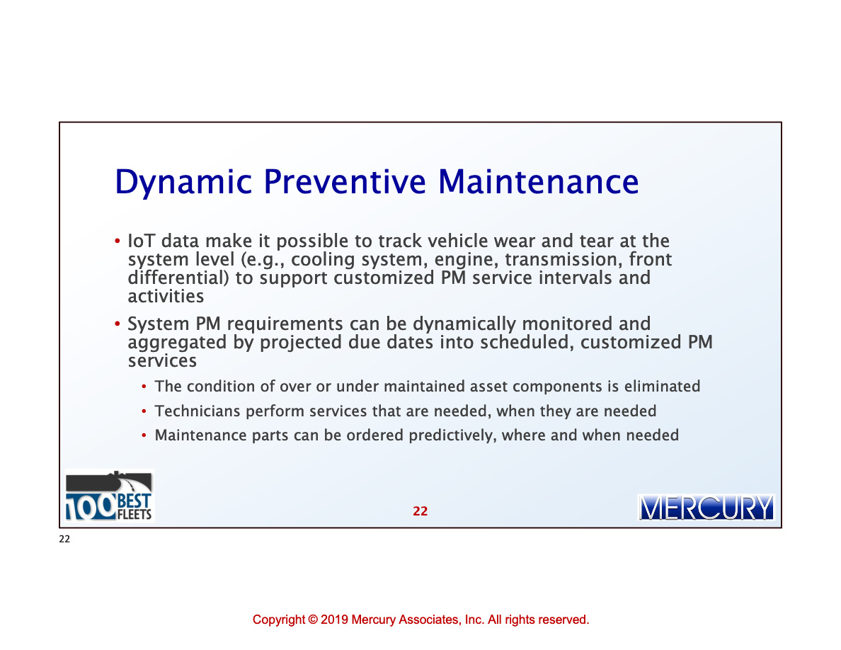 Fleet Management The Past Present and Future of Fleet Management 023 Mercury Associates Inc