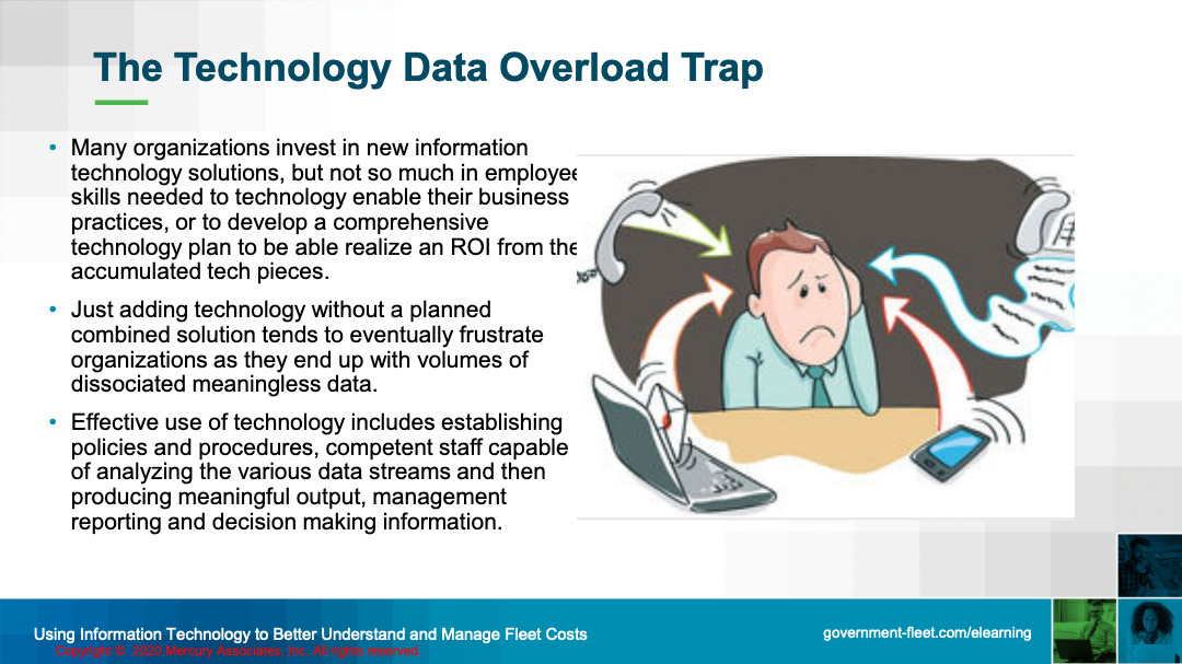 Fleet Costs Using Information Technology to Better Understand and Manage Fleet Costs 014 Mercury Associates Inc